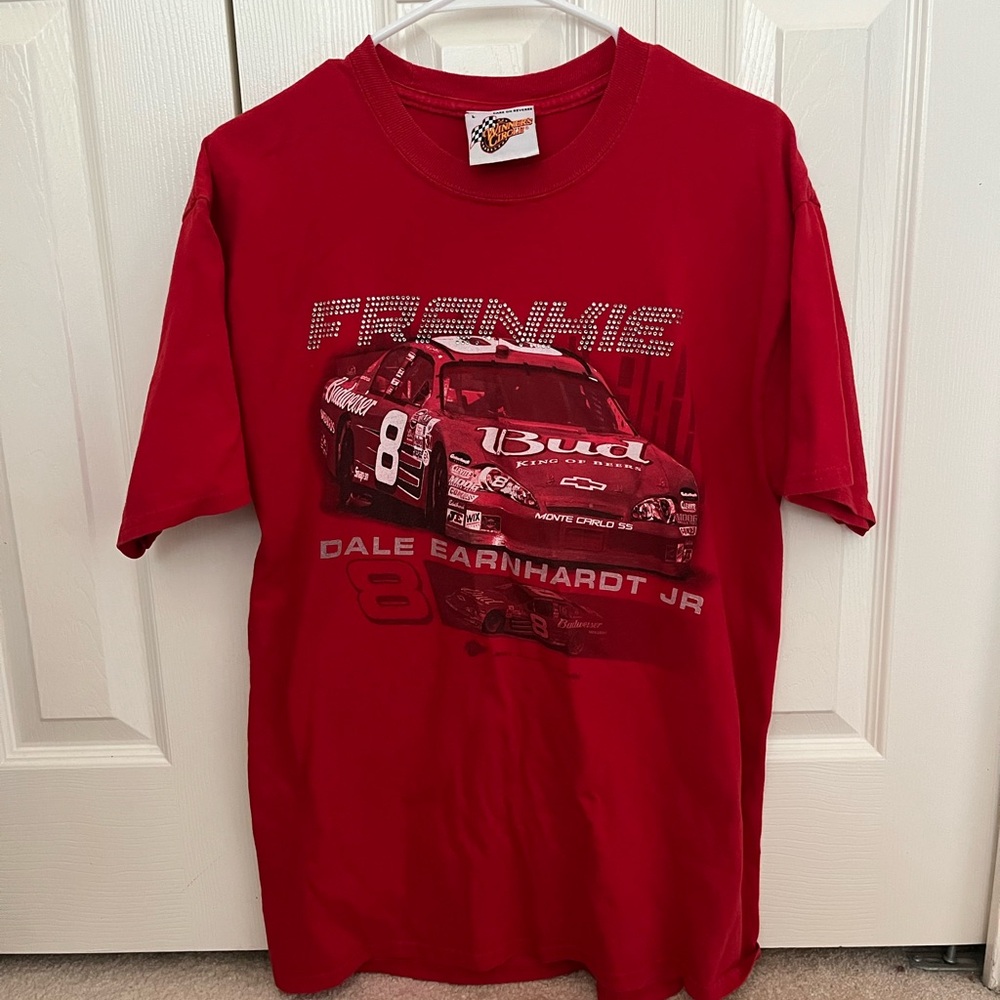 Frankie Collective Vintage Reworked Rhinestone Red Short Sleeve Tee